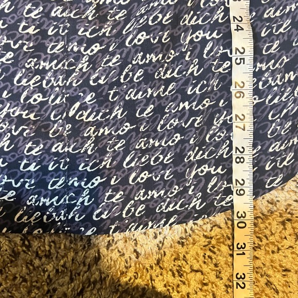 Cabi Women's Long Sleeve V Neck Graphic Print Top Size M - Picture 5 of 6